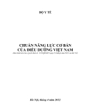 Chuẩn năng lực cơ bản của điều dưỡng Việt Nam - Bộ Y Tế