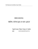 Bài giảng Tổng quan du lịch - Phạm Trọng Lê Nghĩa