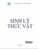 Giáo trình Sinh lý thực vật: Phần 1