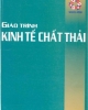 Giáo trình Kinh tế chất thải