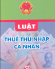 Ebook Luật thuế thu nhập cá nhân