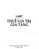 Ebook Luật thuế giá trị gia tăng