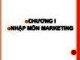 Bài giảng Marketing dược