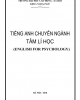 Giáo trình Tiếng Anh chuyên ngành tâm lý học