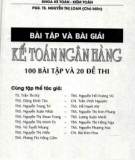 Ebook Bài tập và bài giải - Kế toán ngân hàng: Phần 2